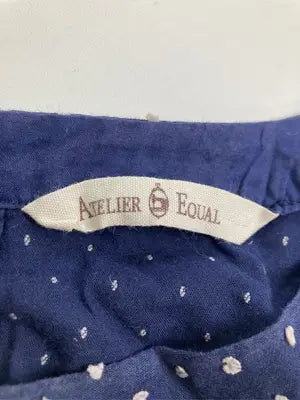 ATELIER EQUAL/シャツ/ブラウス/トップス/ネイビー