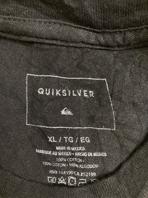 QUIKSILVER/クイックシルバー/Tシャツ/カットソー/トップス/ブラック/XL