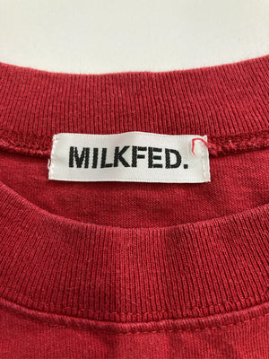 MILK FED./ミルクフェド/スウェット/トップス/レッド/ONE SIZE