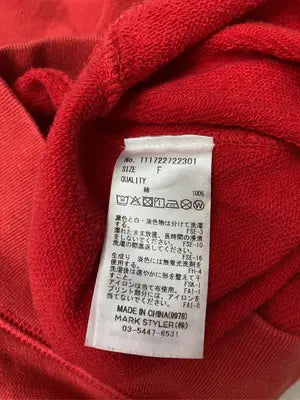 Ungrid/アングリッド/スウェット/トップス/レッド/F