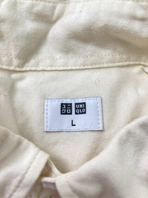 UNIQLO/ユニクロ/シャツ/ブラウス/トップス/アイボリー/L