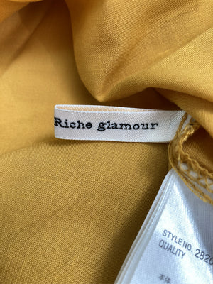 Riche glamour/リシェグラマー/シャツ/ブラウス/トップス/イエロー/M