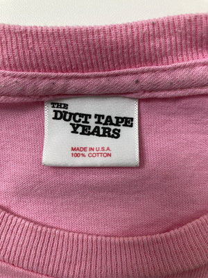 THE DUCT TAPE YEARS/Tシャツ/カットソー/トップス/ピンク/L