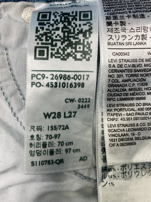 LEVI STRAUSS & CO./リーバイストラウスアンドカンパニー/デニムパンツ/パンツ/スカイブルー/W28 L27