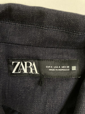 ZARA/ザラ/デニムジャケット/ジャケット/アウター/ネイビー/S