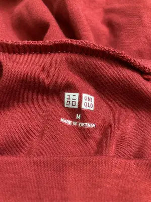UNIQLO/ユニクロ/Tシャツ/カットソー/トップス/レッド/M