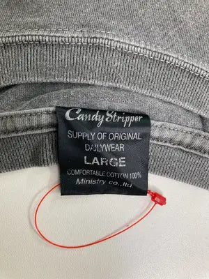 candy tee/キャンディティー/Tシャツ/カットソー/トップス/グレー/L