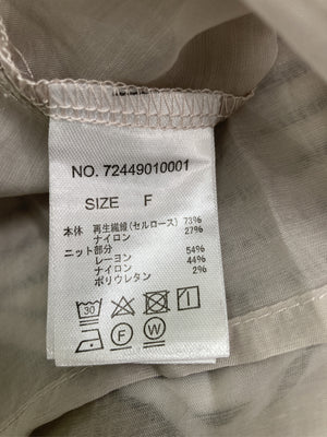 abahouse mavie/Tシャツ/カットソー/トップス/ベージュ/F