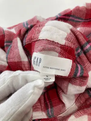GAP/ギャップ/シャツ/ブラウス/トップス/レッド/L