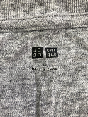 UNIQLO/ユニクロ/Tシャツ/カットソー/トップス/グレー/L