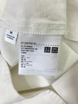 UNIQLO/ユニクロ/テーラードジャケット/ジャケット/アウター/ホワイト/M