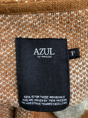 AZUL by MOUSSY/アズールバイマウジー/ノーカラーコート/ジャケット/アウター/ブラウン/F
