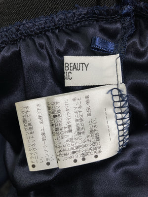 NATURAL BEAUTY BASIC/ナチュラルビューティーベーシック/ミモレ/半端丈スカート/スカート/ネイビー/M