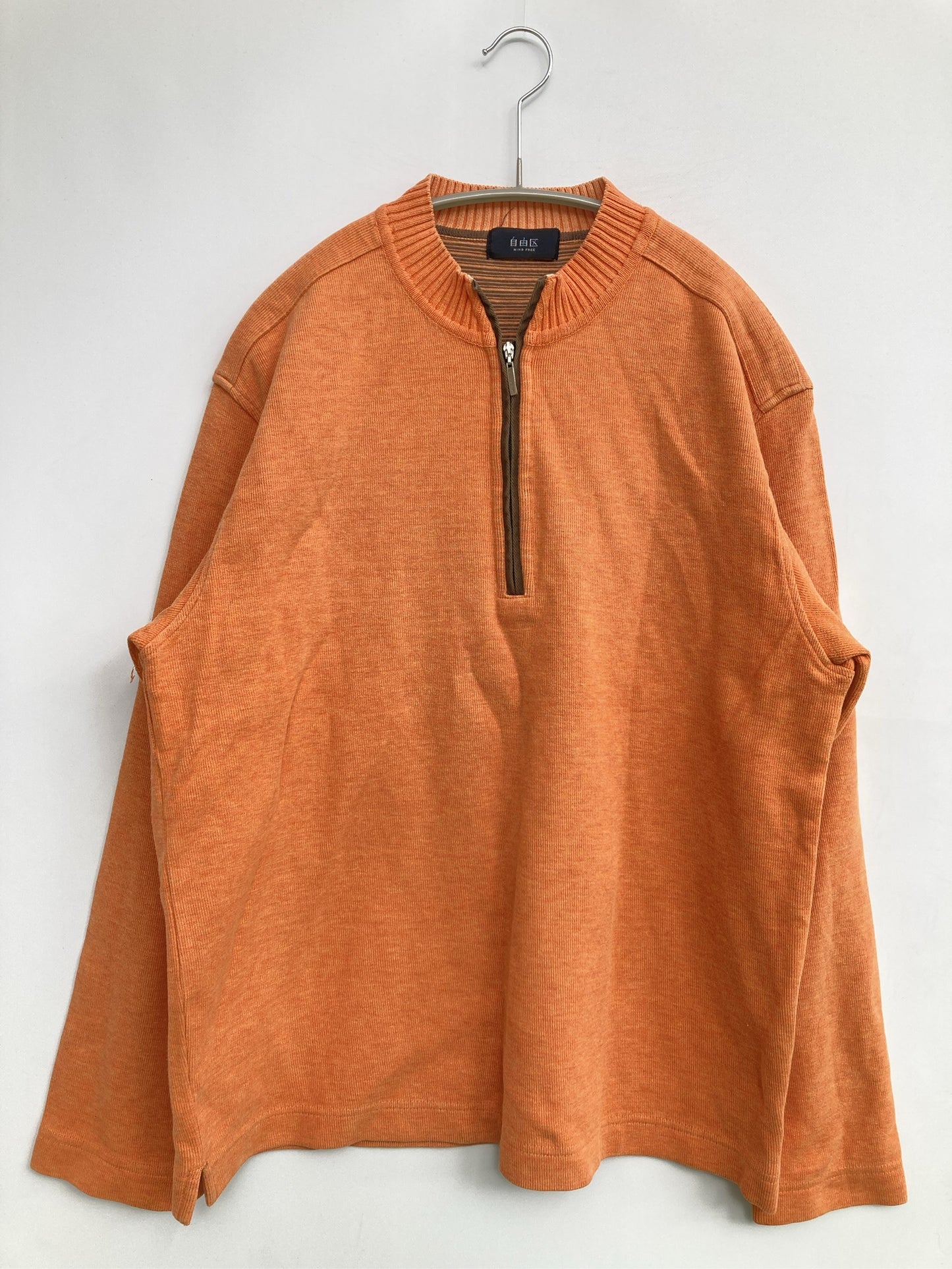 自由区/ジユウク/ニット/セーター/トップス/オレンジ/LL