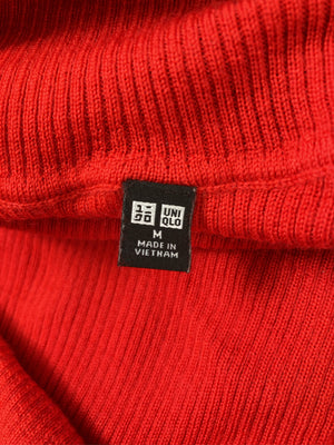UNIQLO/ユニクロ/ニット/セーター/トップス/レッド/M