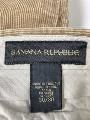 BANANAREPUBLIC/バナナリパブリック/スラックス/パンツ/ブラウン/30/30