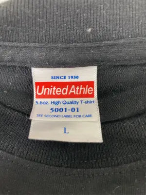United Athle/ユナイテッドアスレ/Tシャツ/カットソー/トップス/ブラック/L