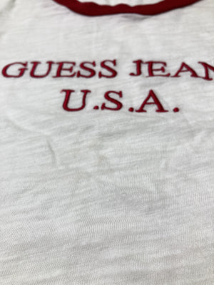 GUESS/ゲス/Tシャツ/カットソー/トップス/ホワイト/M