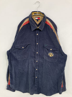 TOMMY HILFIGER/トミーヒルフィガー/シャツ/ブラウス/トップス/ネイビー/L