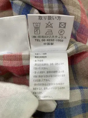 Natural Basic/シャツ/ブラウス/トップス/レッド/L