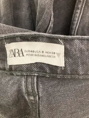 ZARA/ザラ/デニムパンツ/パンツ/ブラック/USA 8