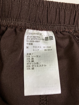 UNIQLO/ユニクロ/その他パンツ/パンツ/ブラウン/M