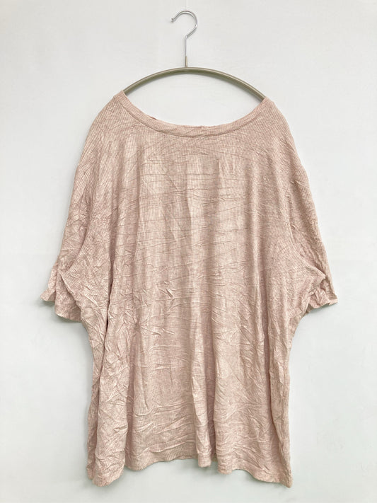 NINE WEST/ナインウエスト/Tシャツ/カットソー/トップス/ベージュ/2X