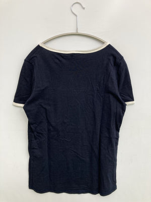 stradivarius/ストラディバリウス/Tシャツ/カットソー/トップス/ネイビー/S