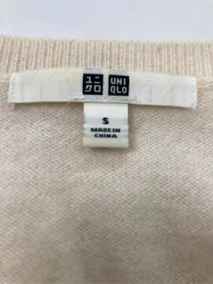 UNIQLO/ユニクロ/ニット/セーター/トップス/ベージュ/S