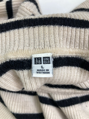 UNIQLO/ユニクロ/ニット/セーター/トップス/ベージュ/L