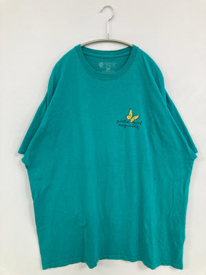 Girlie Girl/Tシャツ/カットソー/トップス/ライトグリーン/2X