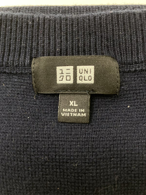 UNIQLO/ユニクロ/ニット/セーター/トップス/ネイビー/XL