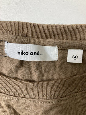 niko and .../ニコアンド/Tシャツ/カットソー/トップス/ブラウン/4