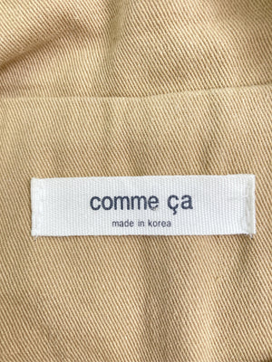 comme ca/コムサ/チェスターコート/ジャケット/アウター/ベージュ