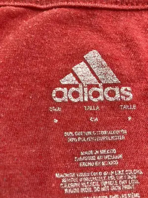 adidas/アディダス/Tシャツ/カットソー/トップス/レッド/S