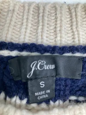 J.CREW/ジェイクルー/ニット/セーター/トップス/ネイビー/S