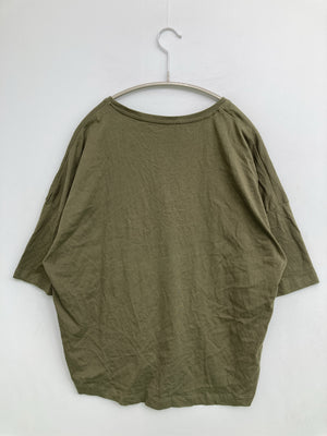 DAILY NATURAL/Tシャツ/カットソー/トップス/グリーン/F