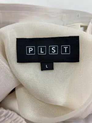PLST/プラステ/スラックス/パンツ/アイボリー/L