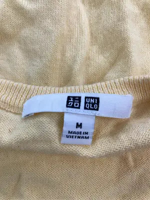 UNIQLO/ユニクロ/ニット/セーター/トップス/イエロー/M