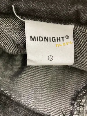 MIDNIGHT MOVE/ミッドナイトムーブ/デニムスカート/スカート/ブラック/S