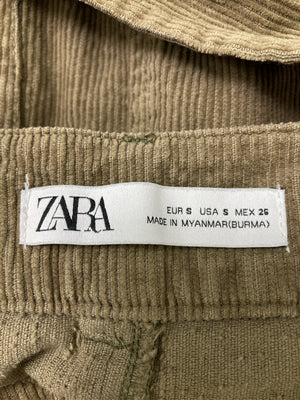 ZARA/ザラ/ジャンパースカート/ワンピース/ドレス/ブラウン/S
