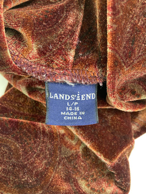 LANDS' END/ランズエンド/Tシャツ/カットソー/トップス/ブラウン/L/P