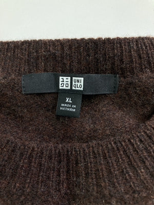 UNIQLO/ユニクロ/ニット/セーター/トップス/ブラウン/XL