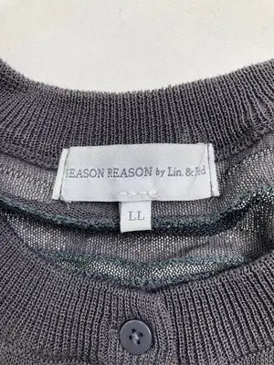 SEASON REASON by Lin.&Red/シーズンリーズンバイリンアンドレッド/カーディガン/ボレロ/トップス/グレー/LL