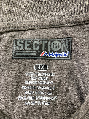 SECTION 101 by Majestic/ポロシャツ/トップス/グレー/4XL