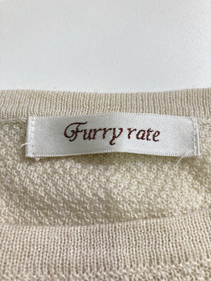 FURRY RATE/ファーリーレート/Tシャツ/カットソー/トップス/ベージュ/F