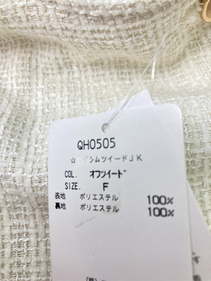 As know as plus/アズノゥアズプラス/シャツ/ブラウス/トップス/ホワイト/F