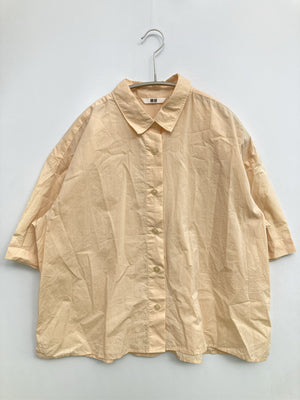 UNIQLO/ユニクロ/シャツ/ブラウス/トップス/ベージュ/M