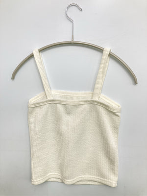 キャミソール/トップス/ホワイト