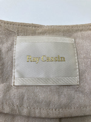 Ray Cassin/レイカズン/ノーカラージャケット/ジャケット/アウター/ベージュ/F